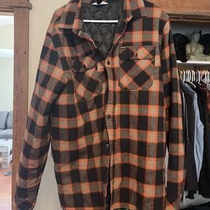 Volcom synthetic down insulated flannel